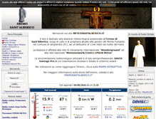 Tablet Screenshot of meteosantalberico.it
